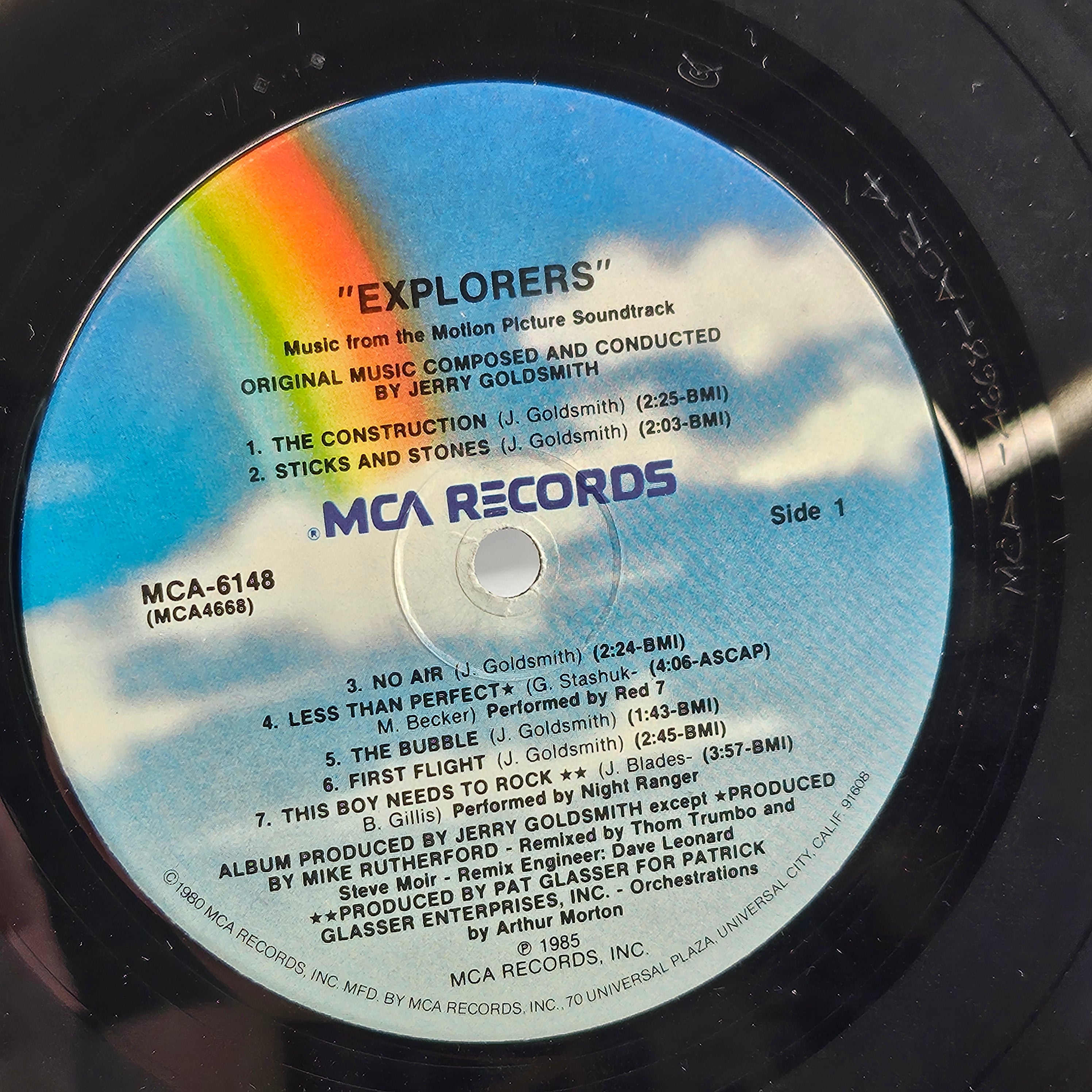 Jerry Goldsmith Explorers: Music From The Motion Picture Used Promo Vinyl