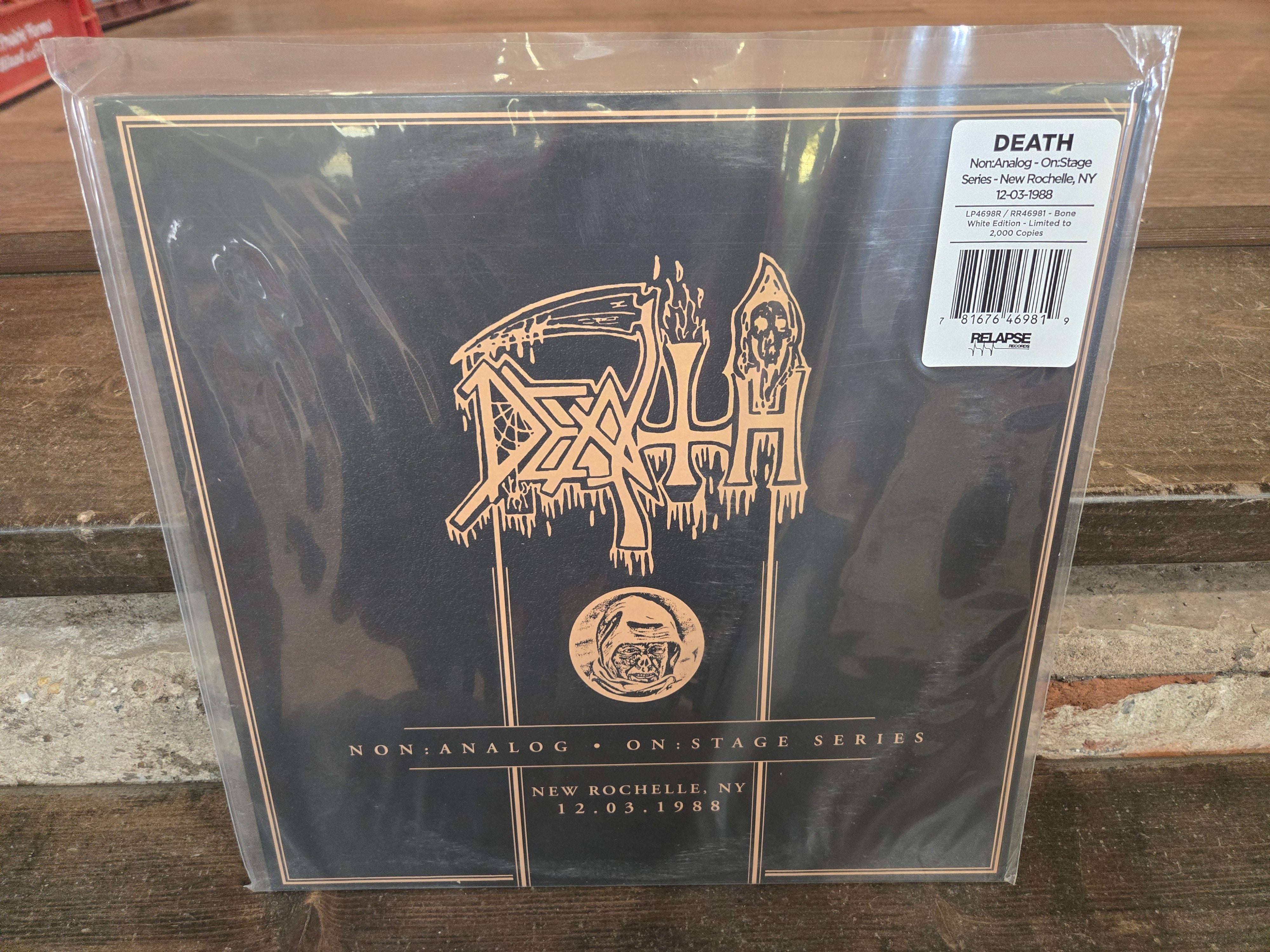 DEATH Non:Analog On:Stage Series New Rochelle, NY 12.03.1988 New Vinyl LP