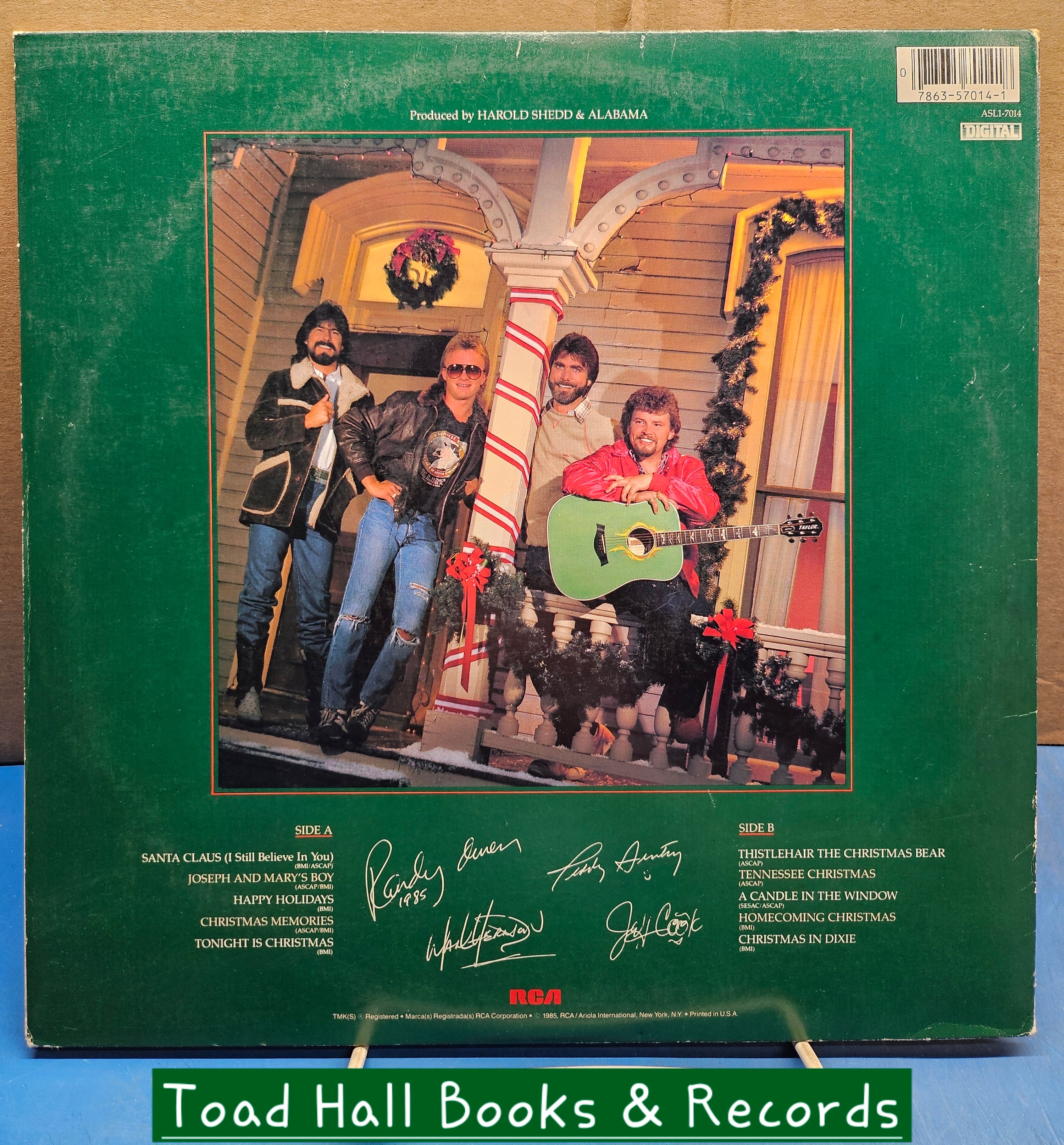 Alabama Christmas Used Vinyl LP Gatefold