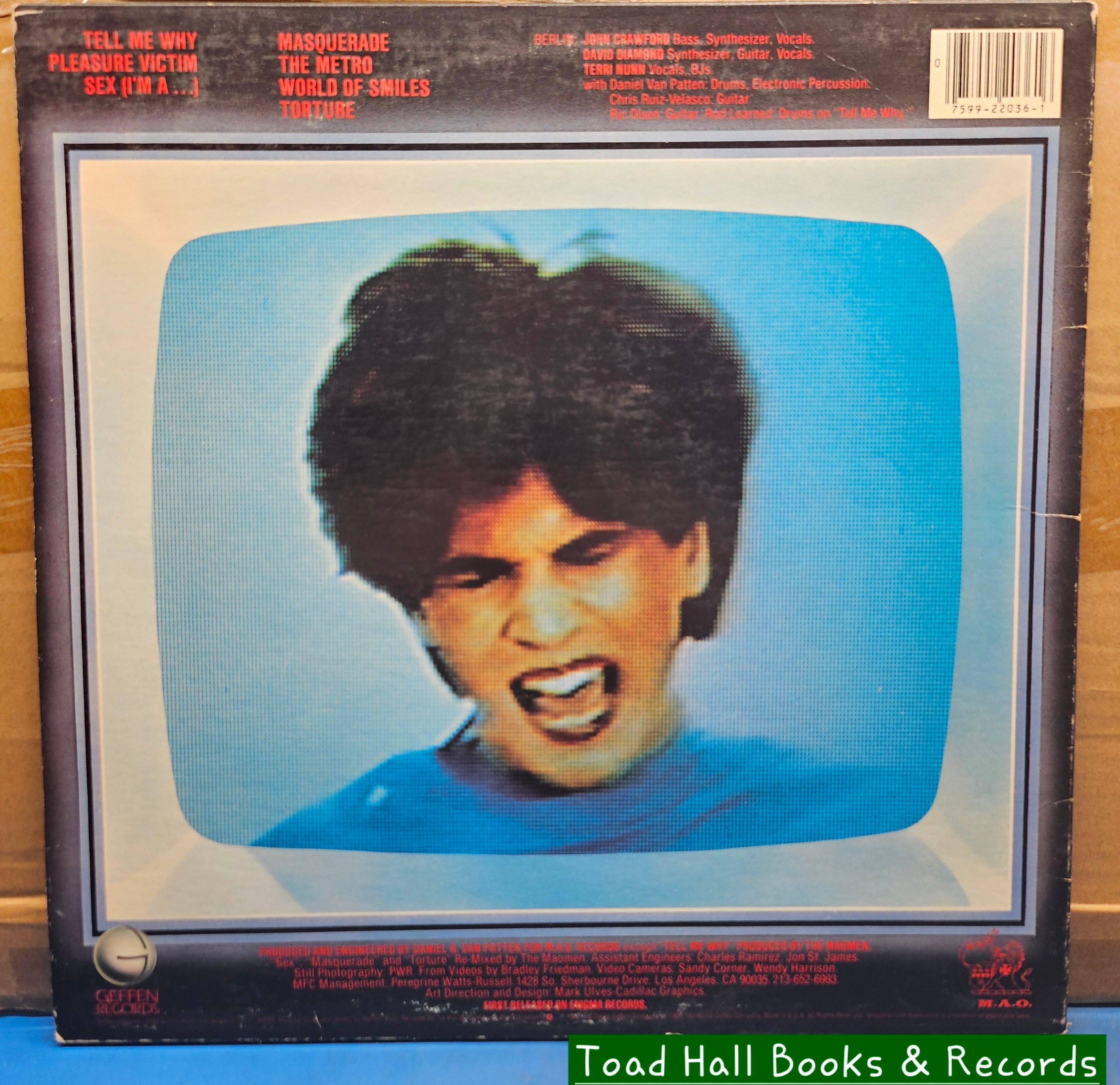 Berlin  Pleasure Victim - Used Vinyl LP
