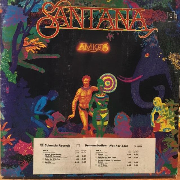 Santana - Amigos (Promo Cover) - Used Vinyl