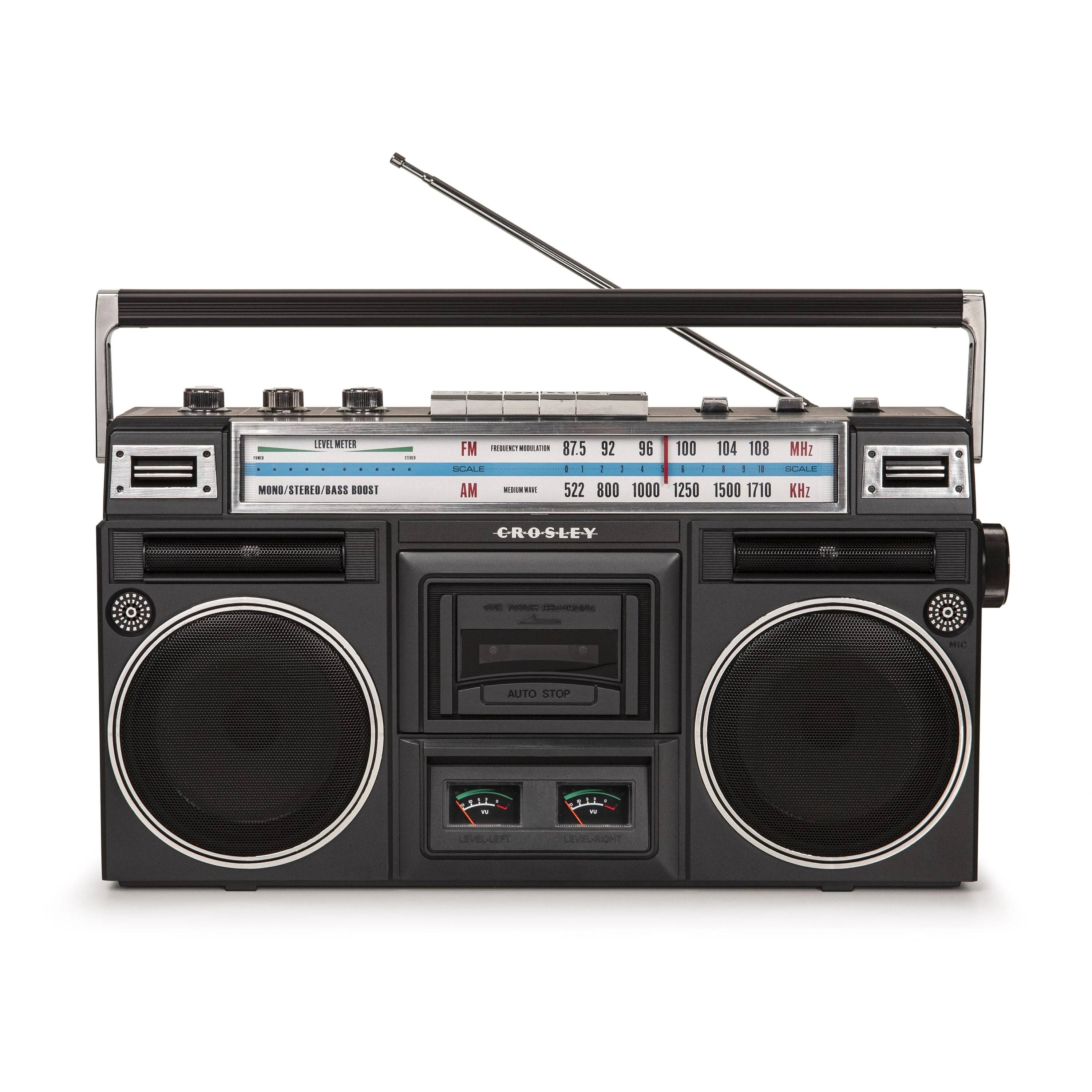 CROSLEY CT201 AM/FM Boombox Cassette Player