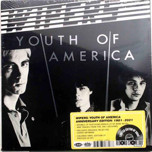 Buy WIPERS Youth Of America DOUBLE LP COLORED VINYL RSD 2021 DROP 1 843563133088!