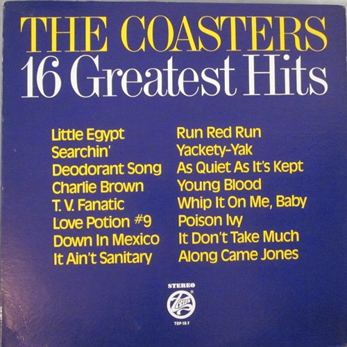 Buy Coasters The The Coasters 16 Greatest Hits Used Vinyl Top167
